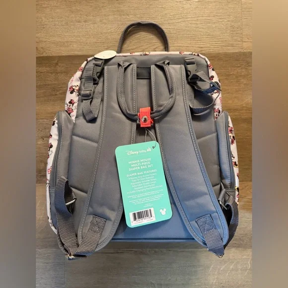 Disney Minnie Mouse Diaper Bag Backpack - Picture 2 of 4